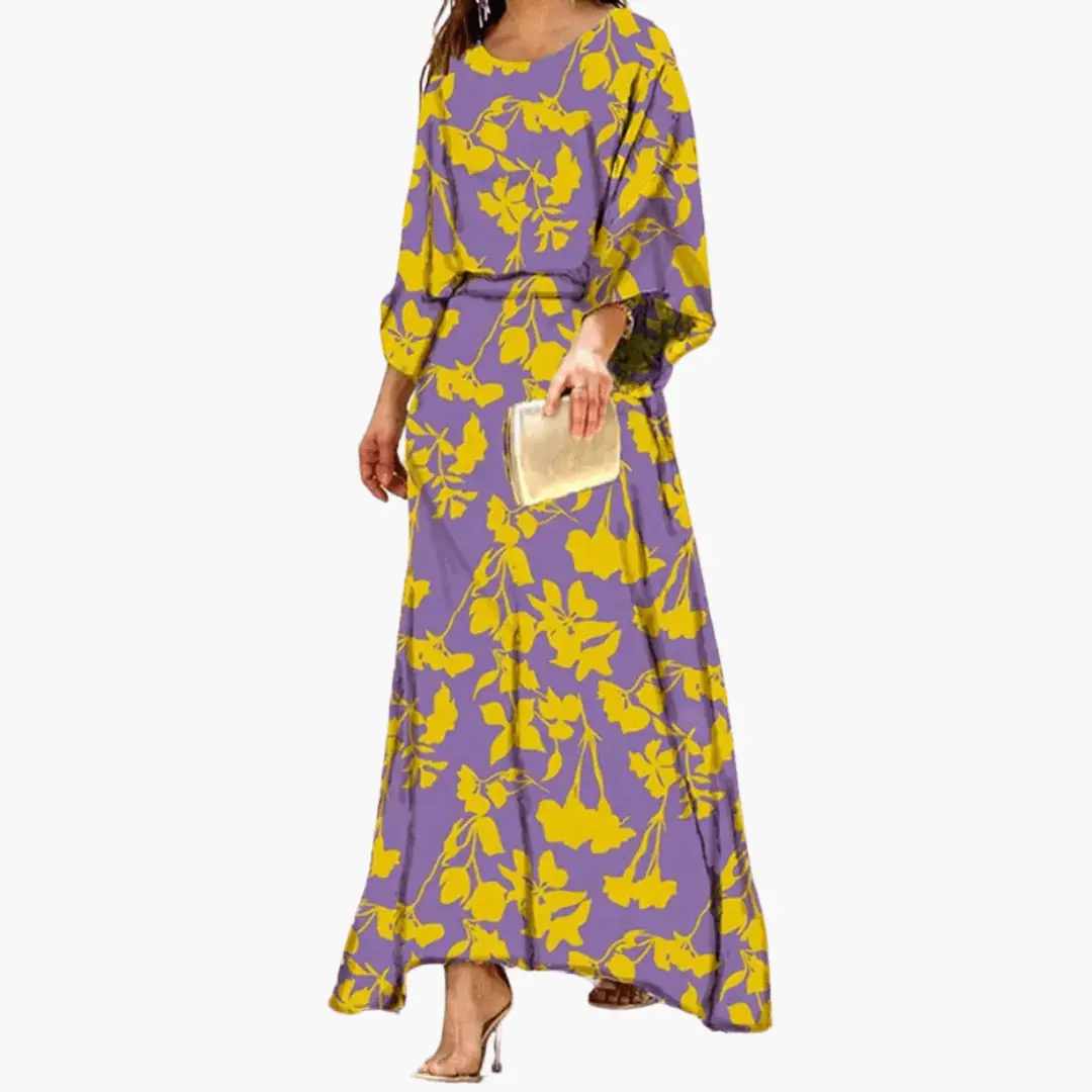 Gabriela | Maxikleid für Damen mit Boho-Muster
