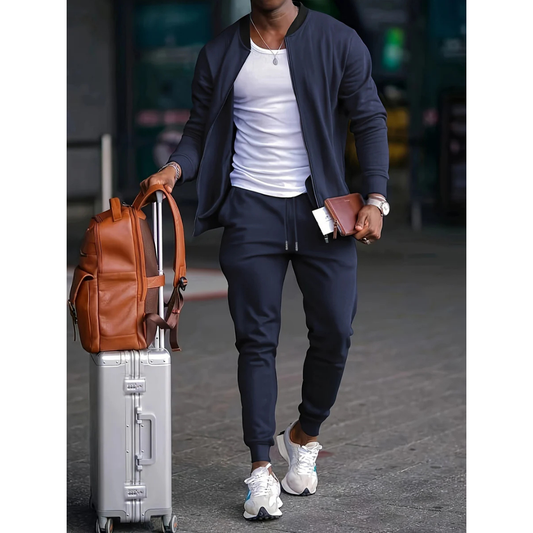 Casiano | Men's Travel Set with Jacket and Slim-Fit Joggers | Dynamic