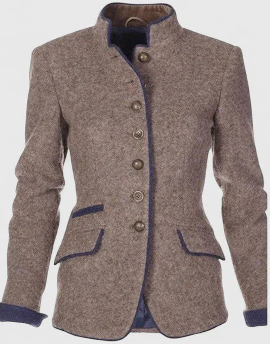 Helena | Chaqueta formal para mujer con tapeta de botones