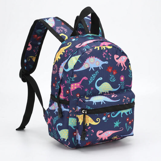 Lior | Mochila infantil con estampado de dinosaurios coloridos