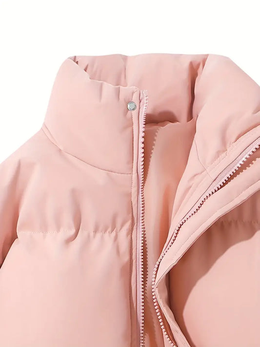 Paloma | Padded coat for women with hood and zipper