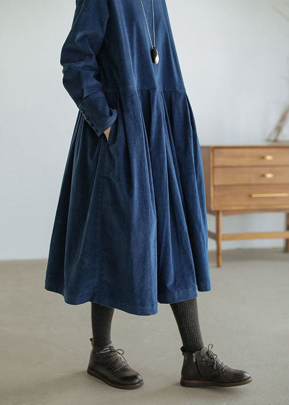 Zara | Robe midi à manches longues coupe ample et plissée