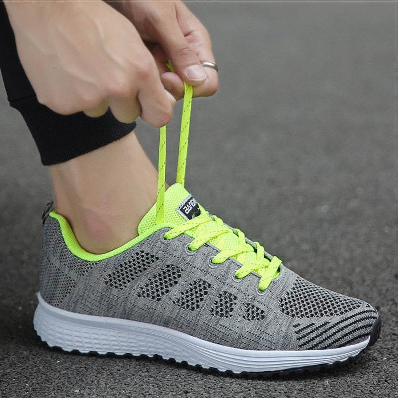 Blanca | Orthopädische Schnürschuhe mit atmungsaktivem Mesh und Schnürsenkeln