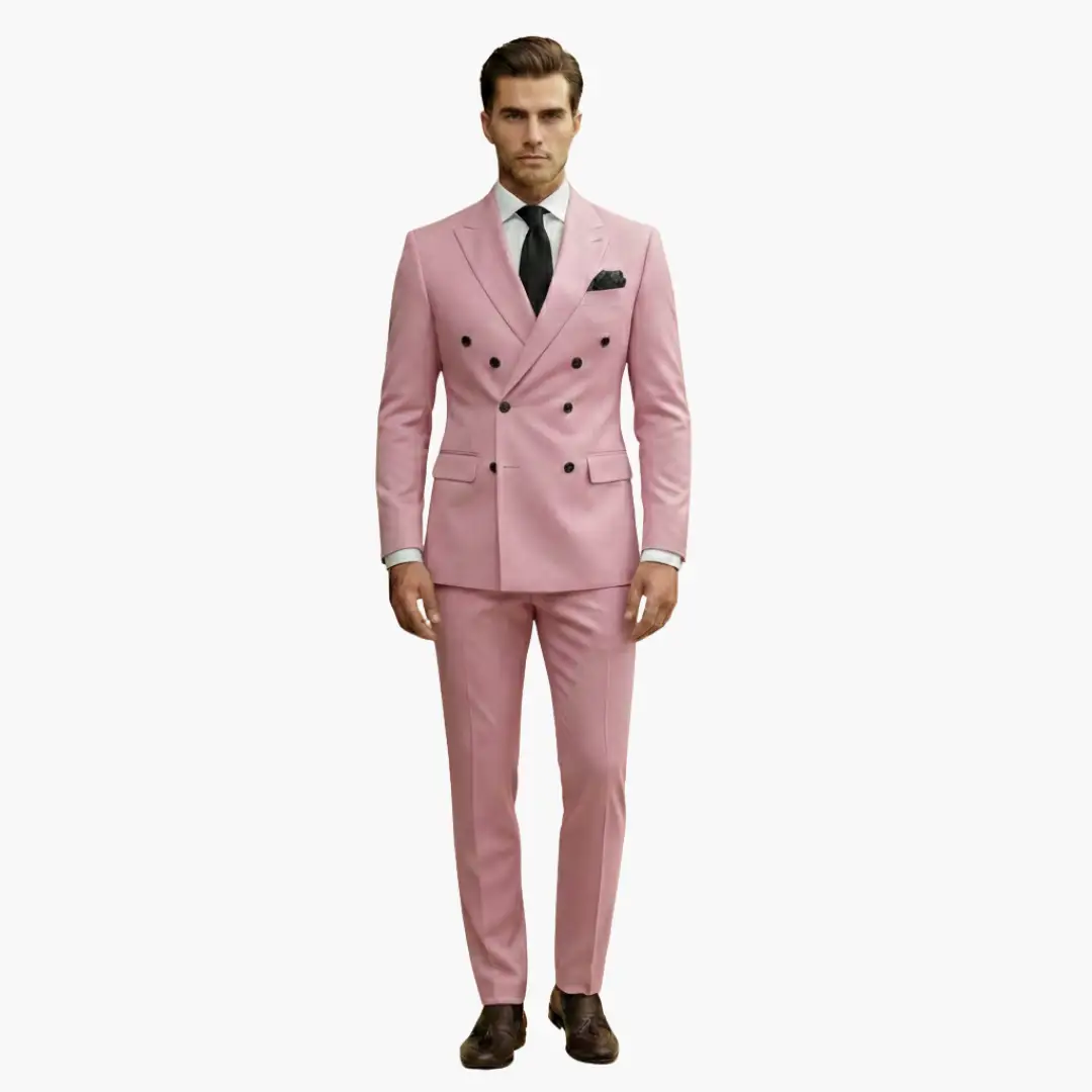 Miguel | Traje para hombre de dos piezas con blazer cruzado y pantalón