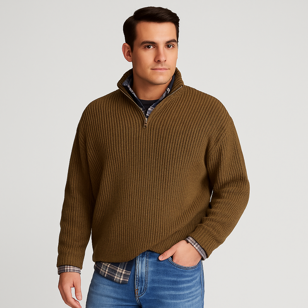 Dylan | Pull printemps homme demi-zip