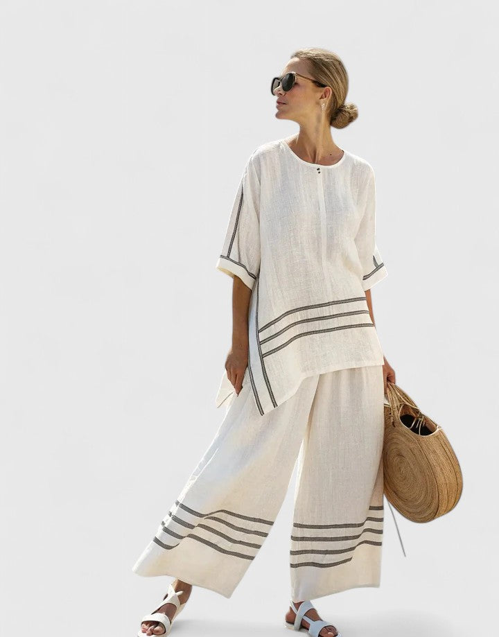 Savina | Conjunto cómodo de dos piezas para mujer