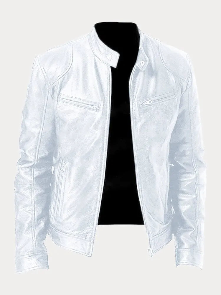 Julián | Chaqueta para hombre con cuello alto y cremallera