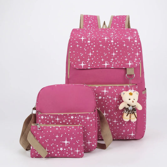 Nori | Set de tres piezas con mochila bandolera y estuche