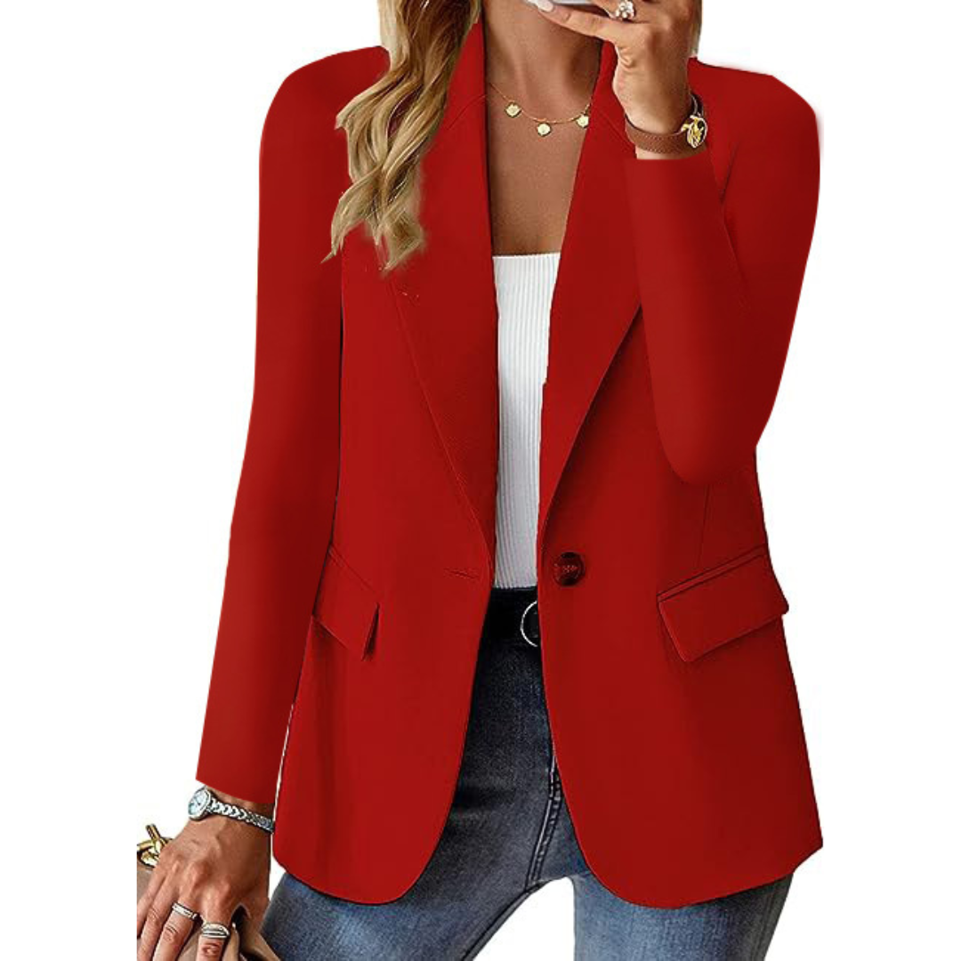 Calinda | Long Sleeve Casual Blazer | Buttoned
