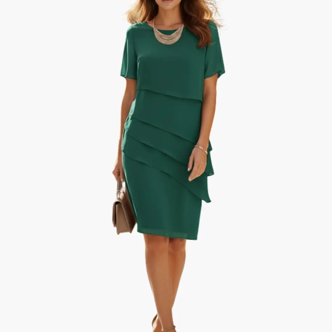 Belén | Women's dress with defined waist and pockets