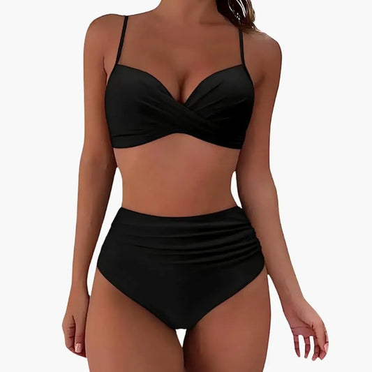 Marta | Conjunto bikini para mujer de cintura alta y tirantes ajustables