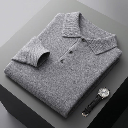 Fernando | Men's knit polo with classic collar