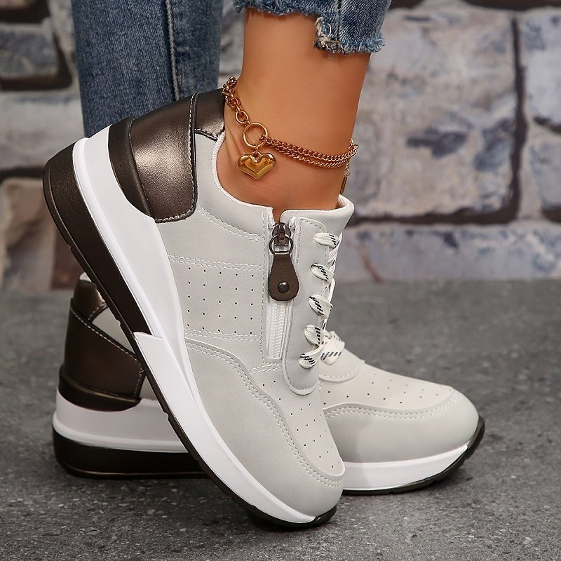 Romina | Orthopädische Damensneaker mit bequemen Schnürsenkeln