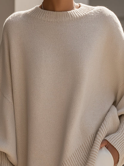 Palomares | Oversize Damenpullover mit weiten Ärmeln, weich und weit | Warm  