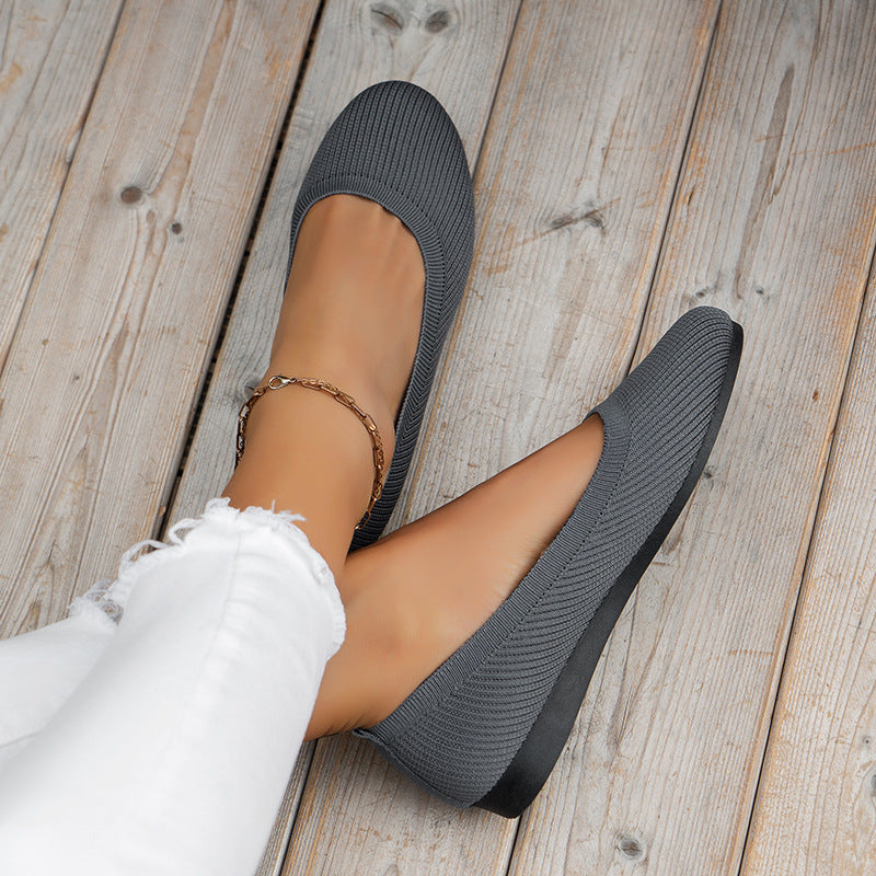 Lara | Flache orthopädische Schuhe ohne Schnürsenkel mit geschlossenem Design