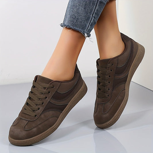 Marina | Vintage-Damensneaker mit Schnürsenkeln und urbanem Stil  