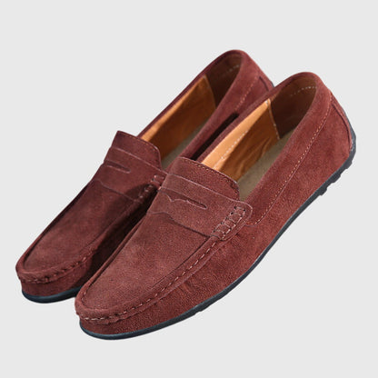 Roselia | mocasines ortopédicos con acabado tipo ante y diseño