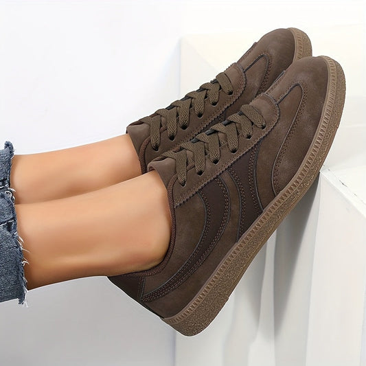 Marina | Vintage-Damensneaker mit Schnürsenkeln und urbanem Stil  