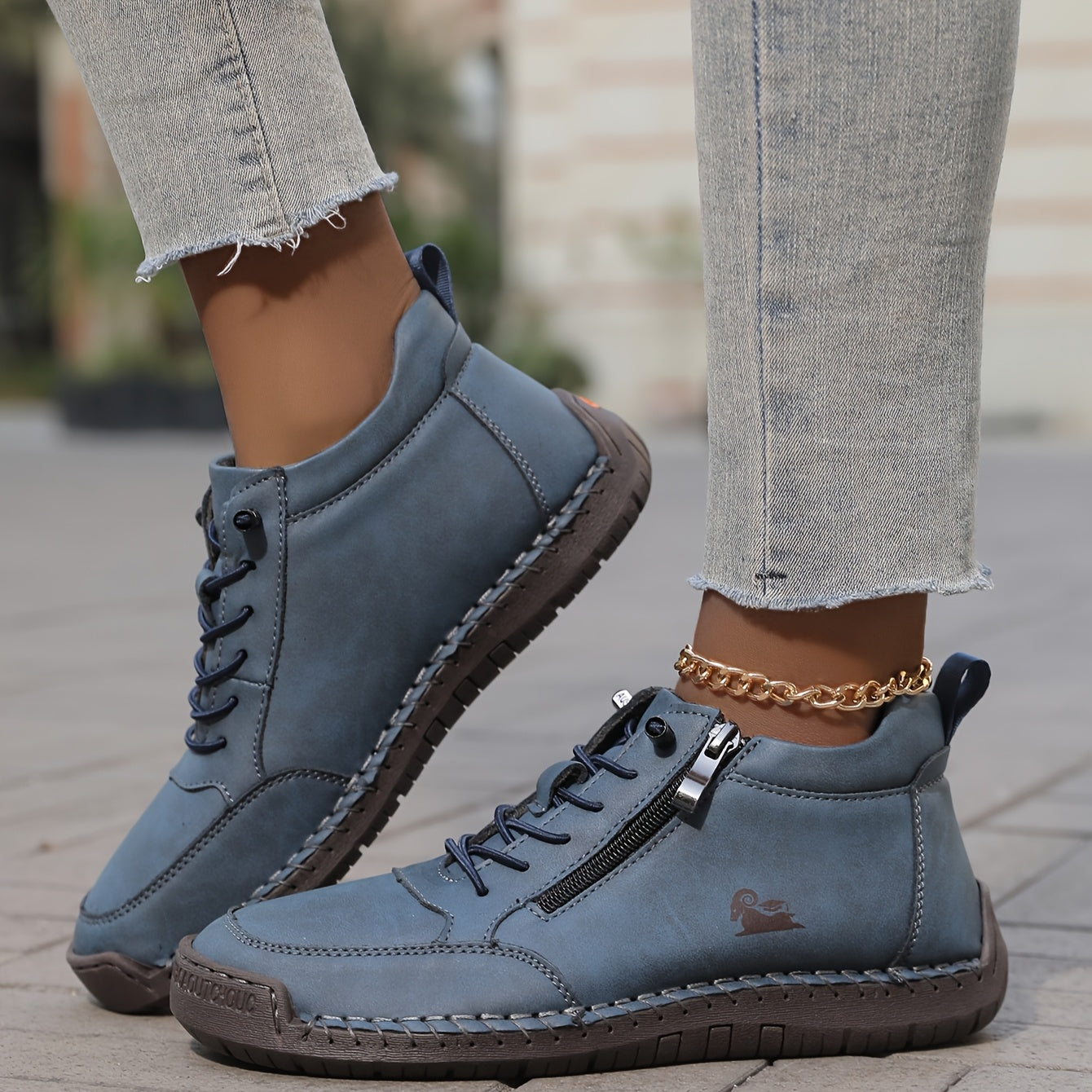 Chantal | Elegante Frühlings-Sneaker für Damen mit Reißverschluss  