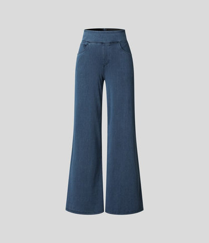 Estela | High-waisted wide-leg loose-fit trousers