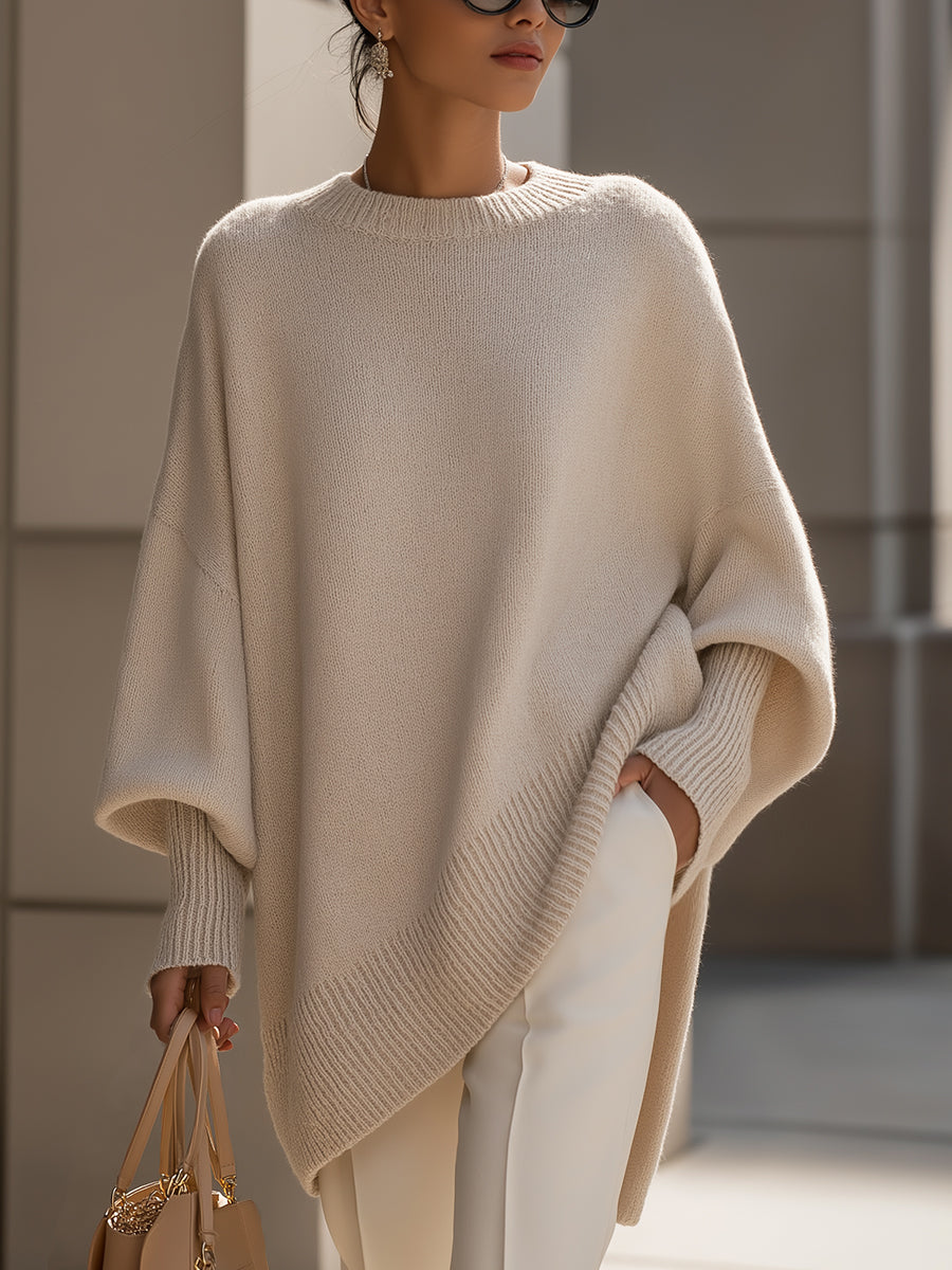 Palomares | Oversize Damenpullover mit weiten Ärmeln, weich und weit | Warm  