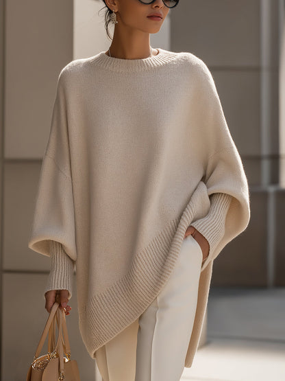 Palomares | Oversize Damenpullover mit weiten Ärmeln, weich und weit | Warm  