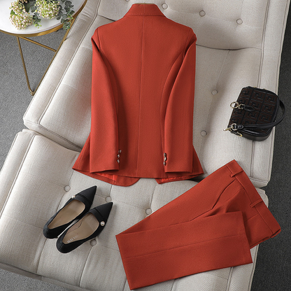 Amparo | Damenanzug mit gekreuztem Blazer und Hose  