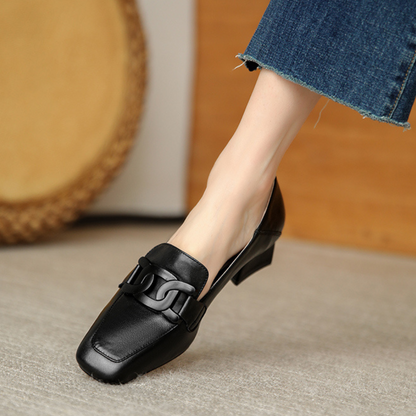 Clarisse | Women's low-heel loafer shoes with an elegant design