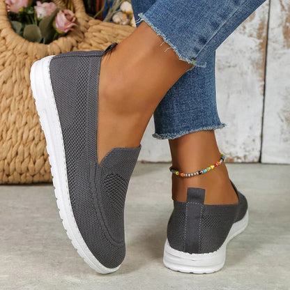 Claria | Zapatillas casual para mujer sin cordones con tejido transpirable