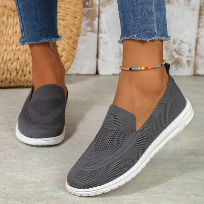 Claria | Zapatillas casual para mujer sin cordones con tejido transpirable