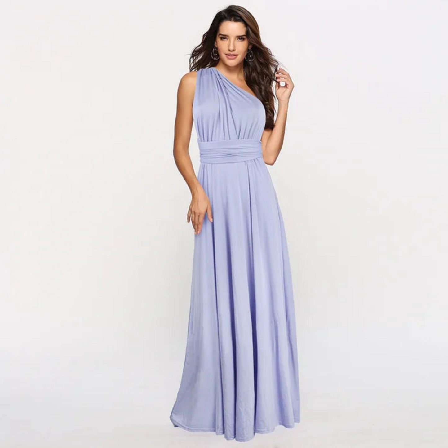 Elena | Vestido largo con espalda descubierta y diseño multiuso