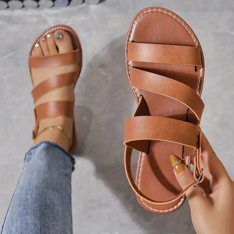 Elma | Sandales à brides avec fermeture à la cheville