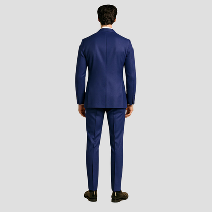 Alberto | Dreiteiliger Herrenanzug mit Slim-Fit-Schnitt und Smokingjacke