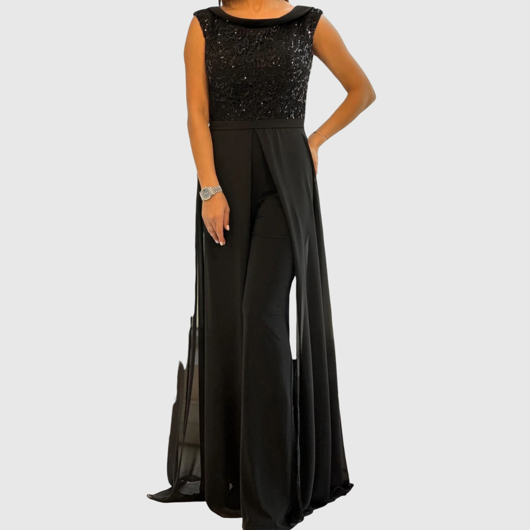 Quinni | Robe combinaison élégante sans manches