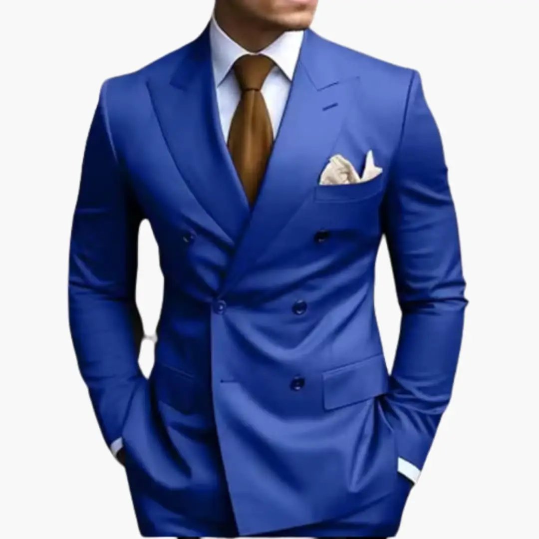 Miguel | Traje para hombre de dos piezas con blazer cruzado y pantalón