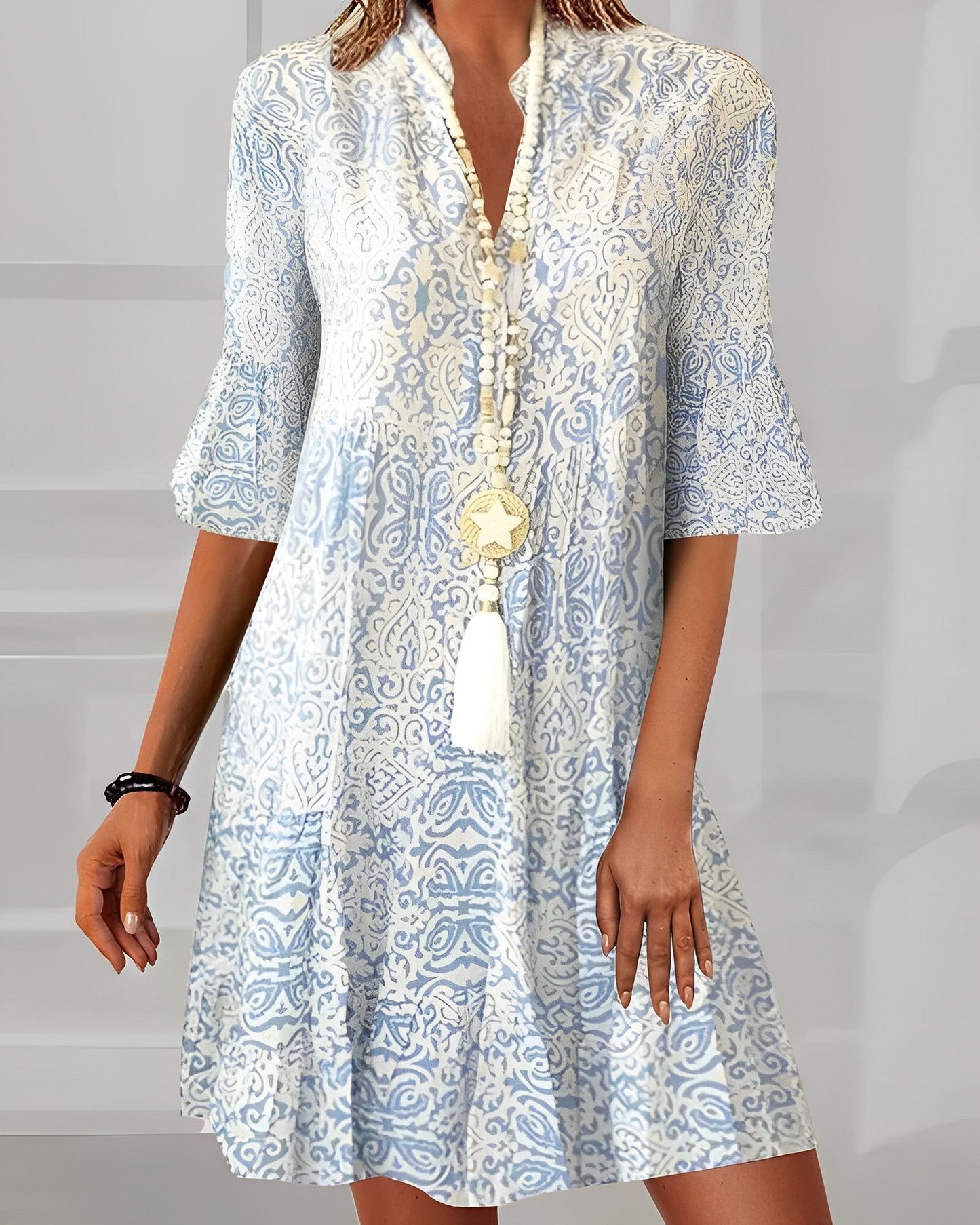 Calindra | Women's Short Sleeve Mini Dress | Summer