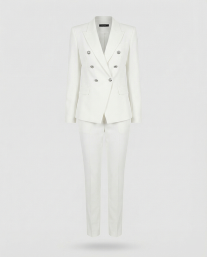 Lumeria | Zweiteiliges Damenoutfit mit Blazer und schmal geschnittener Hose | Elegant
