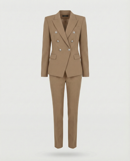 Lumeria | Zweiteiliges Damenoutfit mit Blazer und schmal geschnittener Hose | Elegant