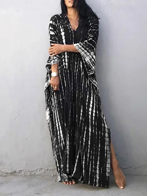 Katy | Robe longue caftan d'été pour femme