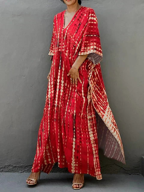 Katy | Robe longue caftan d'été pour femme