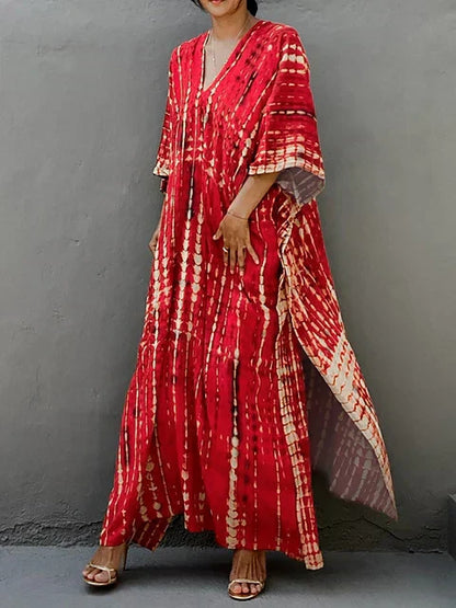 Katy | Robe longue caftan d'été pour femme