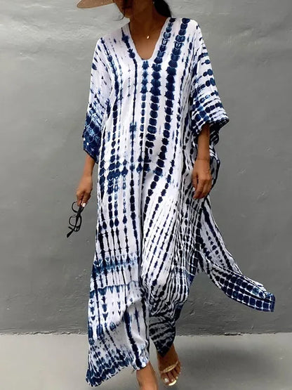 Katy | Robe longue caftan d'été pour femme