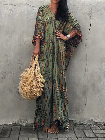 Katy | Robe longue caftan d'été pour femme