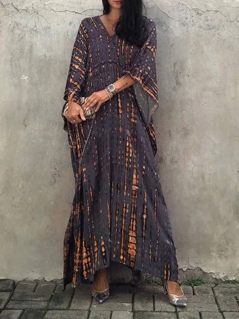 Katy | Robe longue caftan d'été pour femme