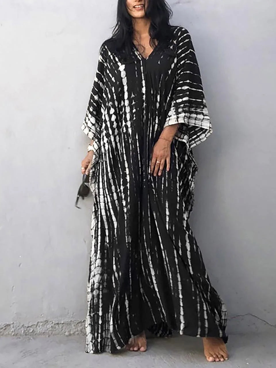 Katy | Robe longue caftan d'été pour femme