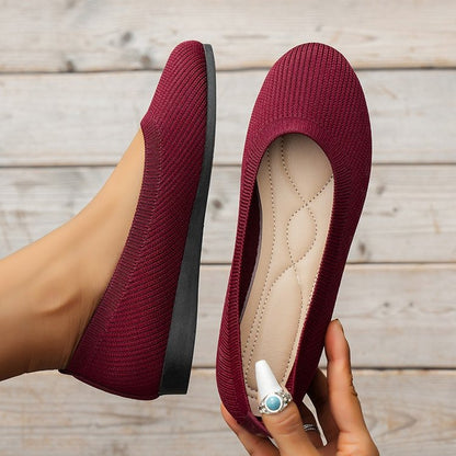 Lara | Flache orthopädische Schuhe ohne Schnürsenkel mit geschlossenem Design