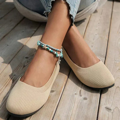 Lara | Flache orthopädische Schuhe ohne Schnürsenkel mit geschlossenem Design