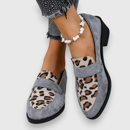 Brunela | bequeme Mokassins mit Leopardenmuster und Design