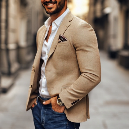 Francisco | Blazer de hombre con corte clásico y estilo formal