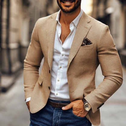 Francisco | Blazer de hombre con corte clásico y estilo formal